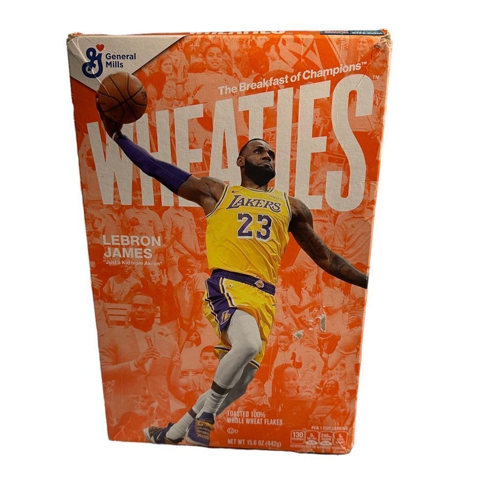 Lebron James Limited Edition Wheaties Collector Cereal Box